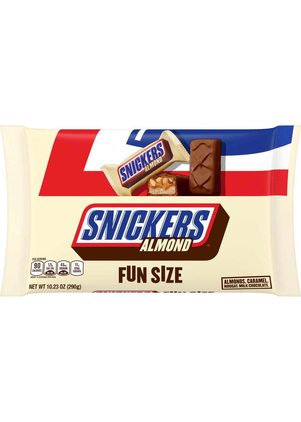 Snickers Almond Chocolate Fun Size Candy - Shop Candy at H-E-B