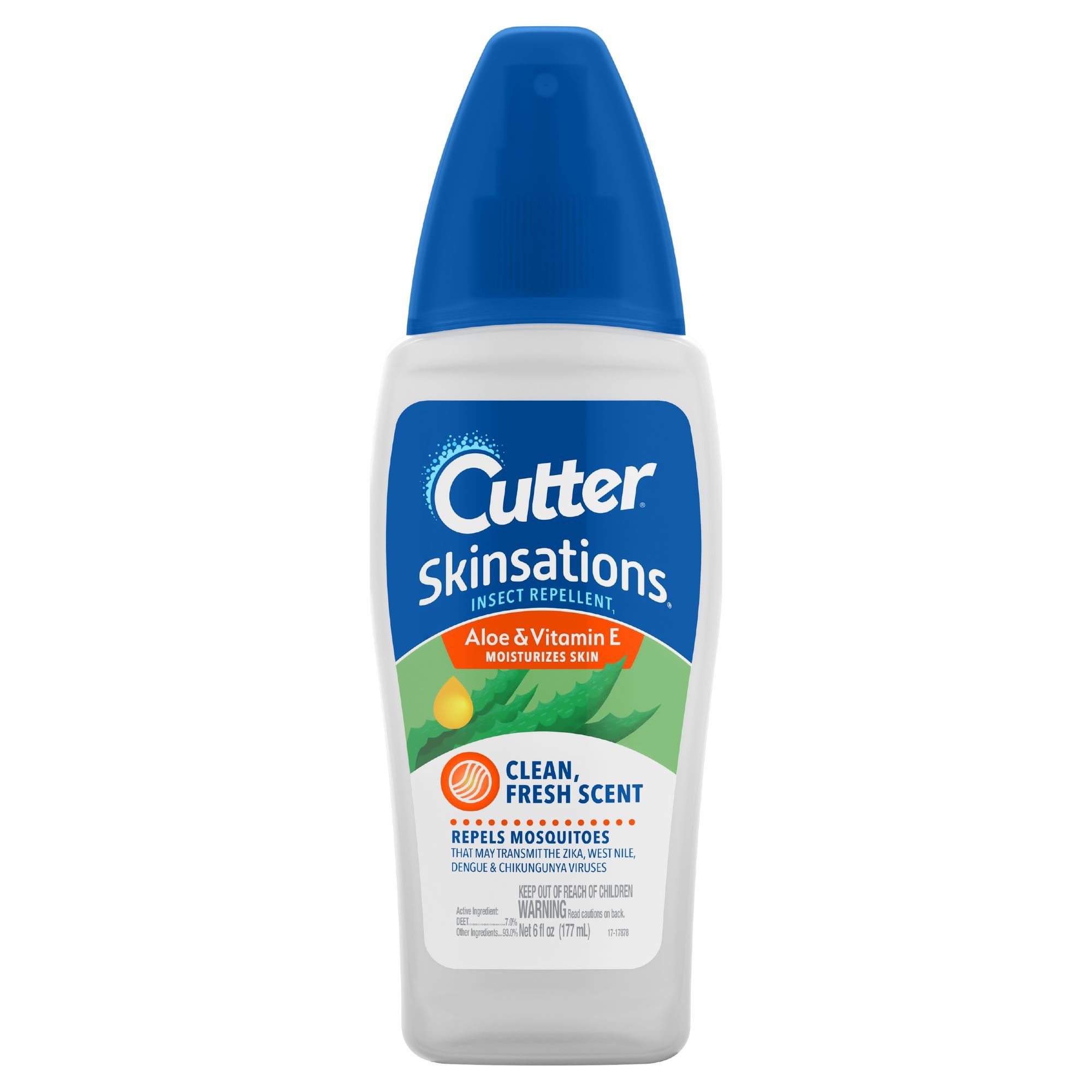 Cutter Skinsations Insect Repellent1 Spray – Clean Fresh Scent - Shop ...