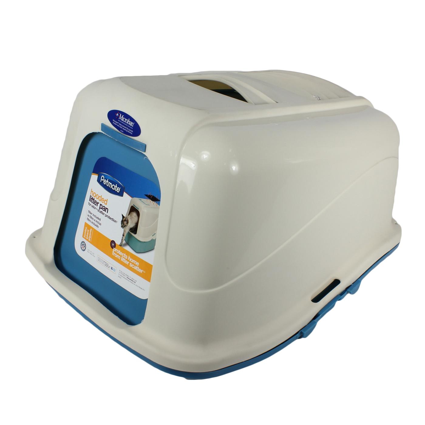 Petmate Jumbo Basic Hooded Pan Set Colors May Vary Shop Litter