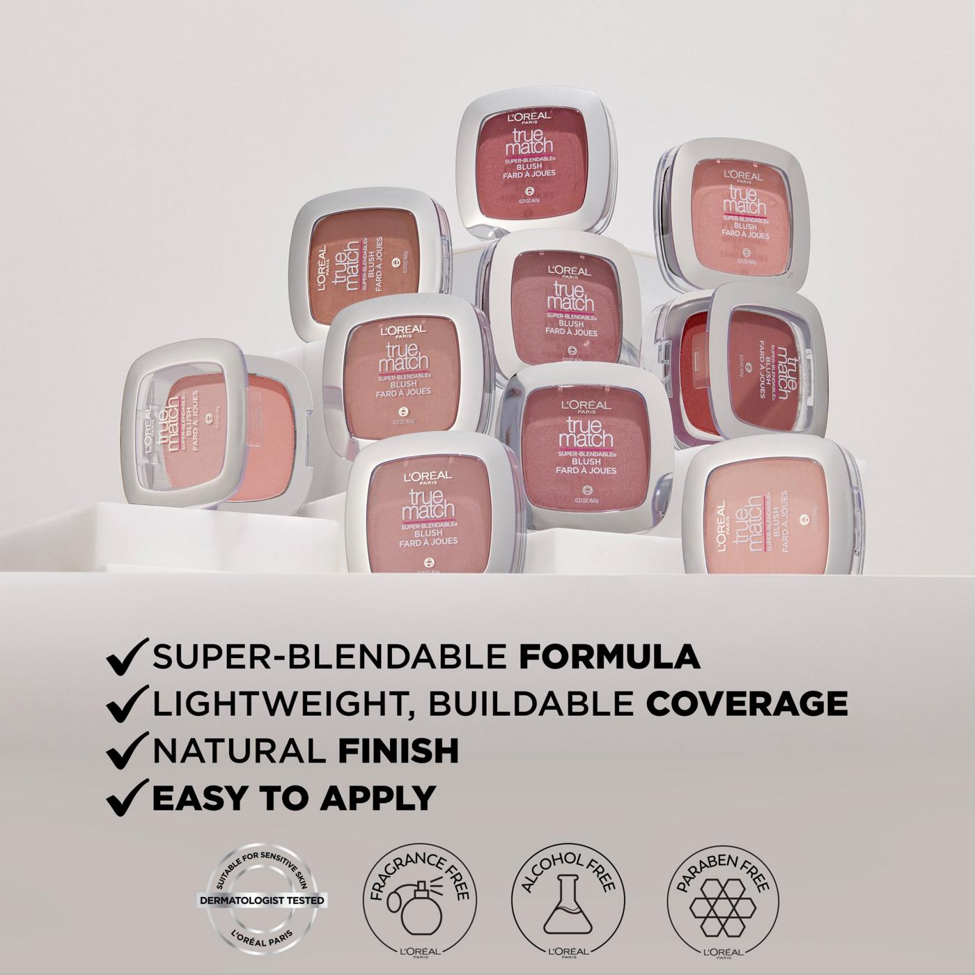 L'Oréal Paris True Match Super-Blendable Blush, Soft Powder Texture Apricot Kiss; image 2 of 5