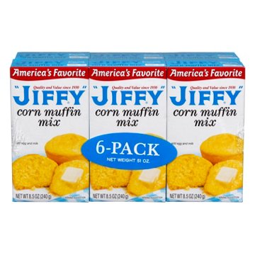 Jiffy Corn Muffin Mix 6 pk Boxes, 8.5 oz