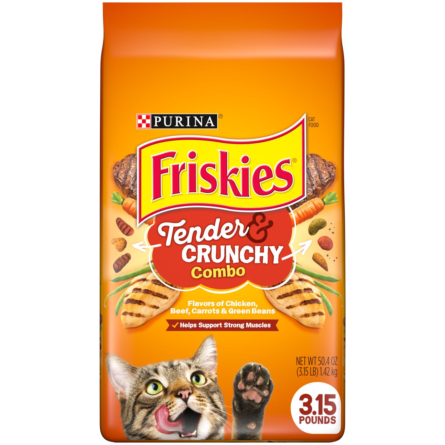 Purina Friskies Tender & Crunchy Combo Cat Food Shop Cats at HEB