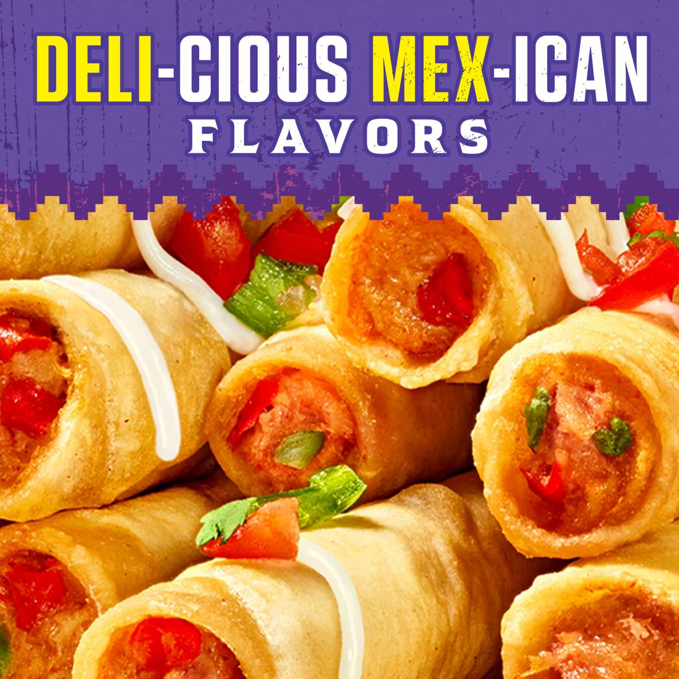 Delimex Chicken & Cheese Flour Taquitos, Frozen Appetizer; image 3 of 9