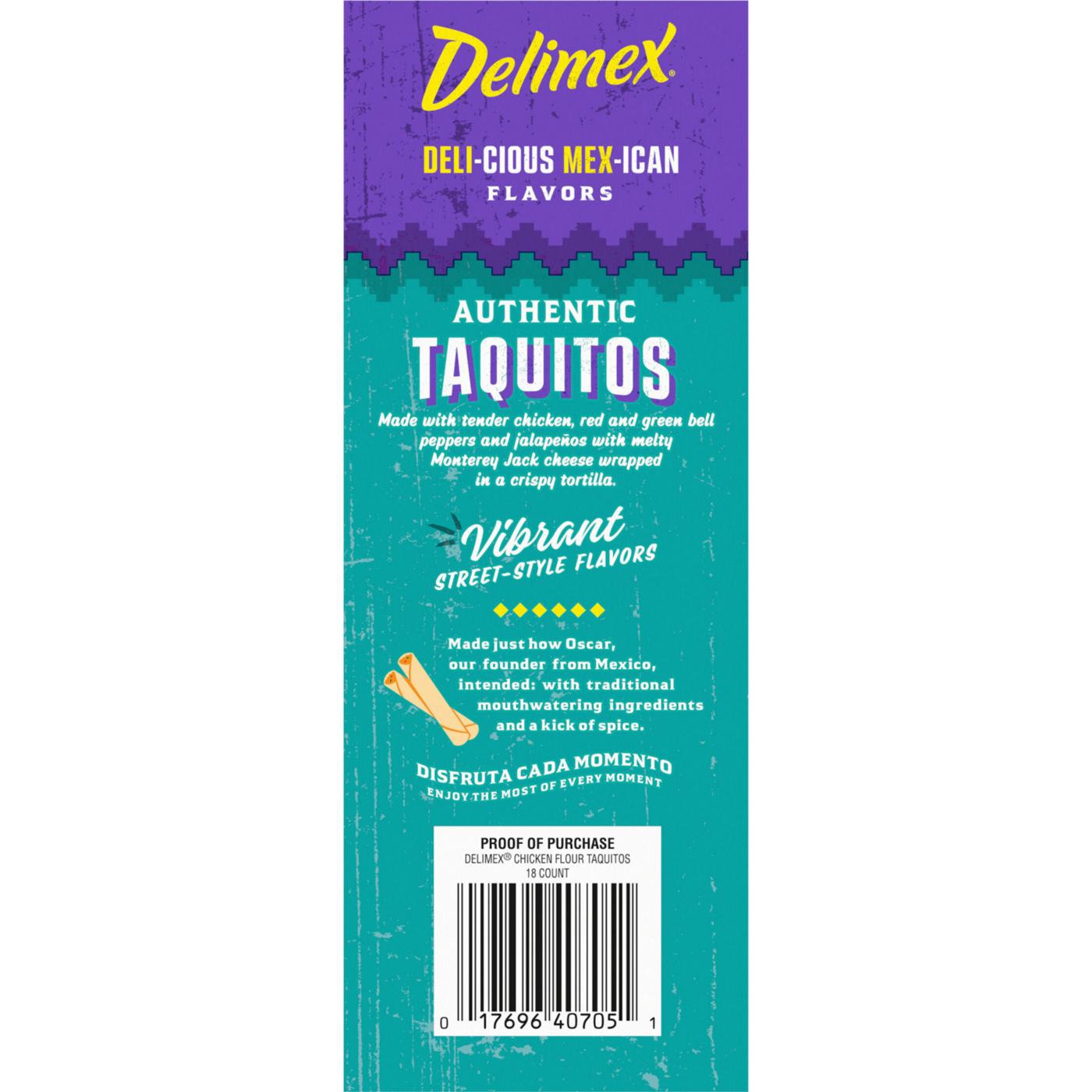 Delimex Chicken & Cheese Flour Taquitos, Frozen Appetizer Shop