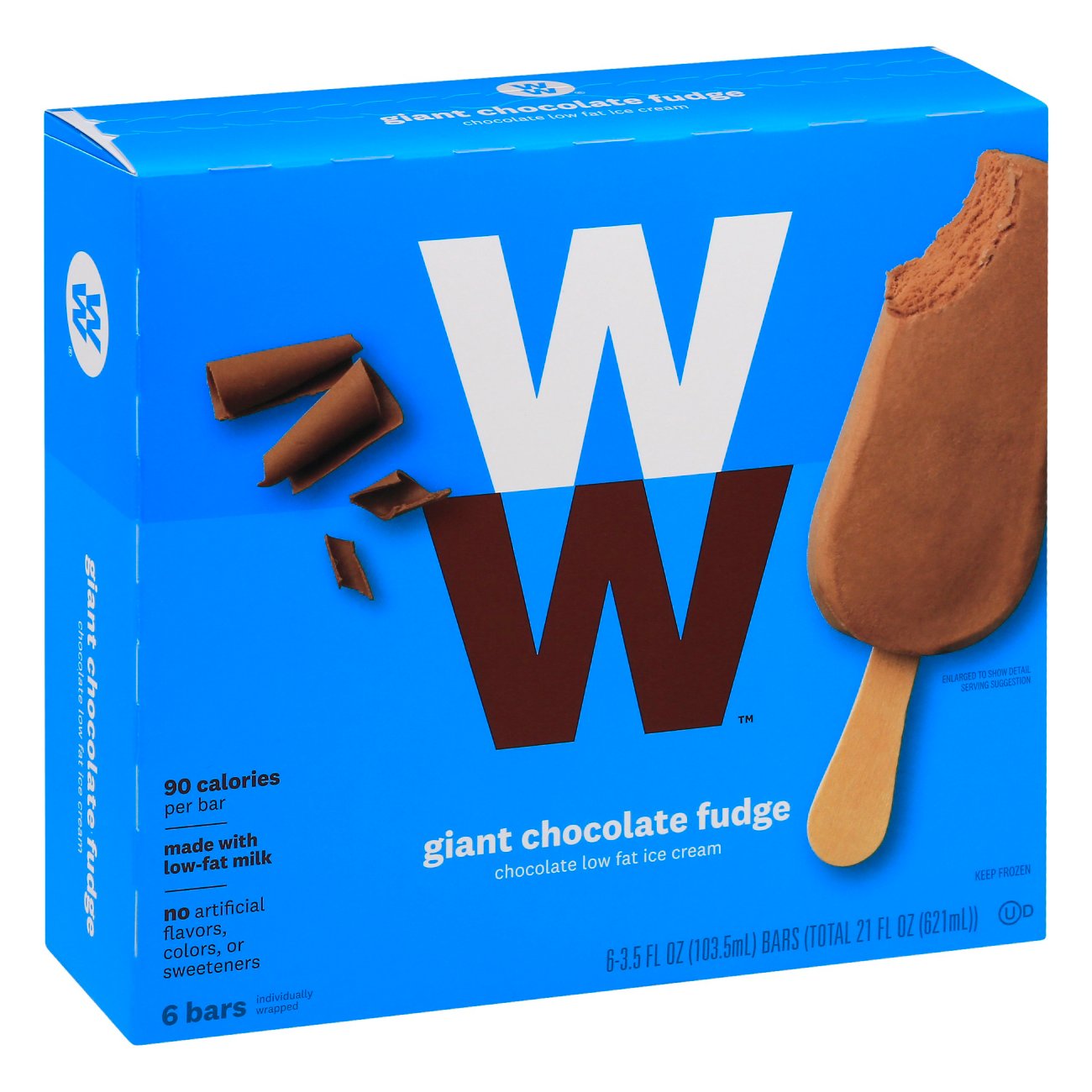 Weight Watchers Giant Chocolate Fudge Ice Cream Bars - Shop Bars & Pops ...