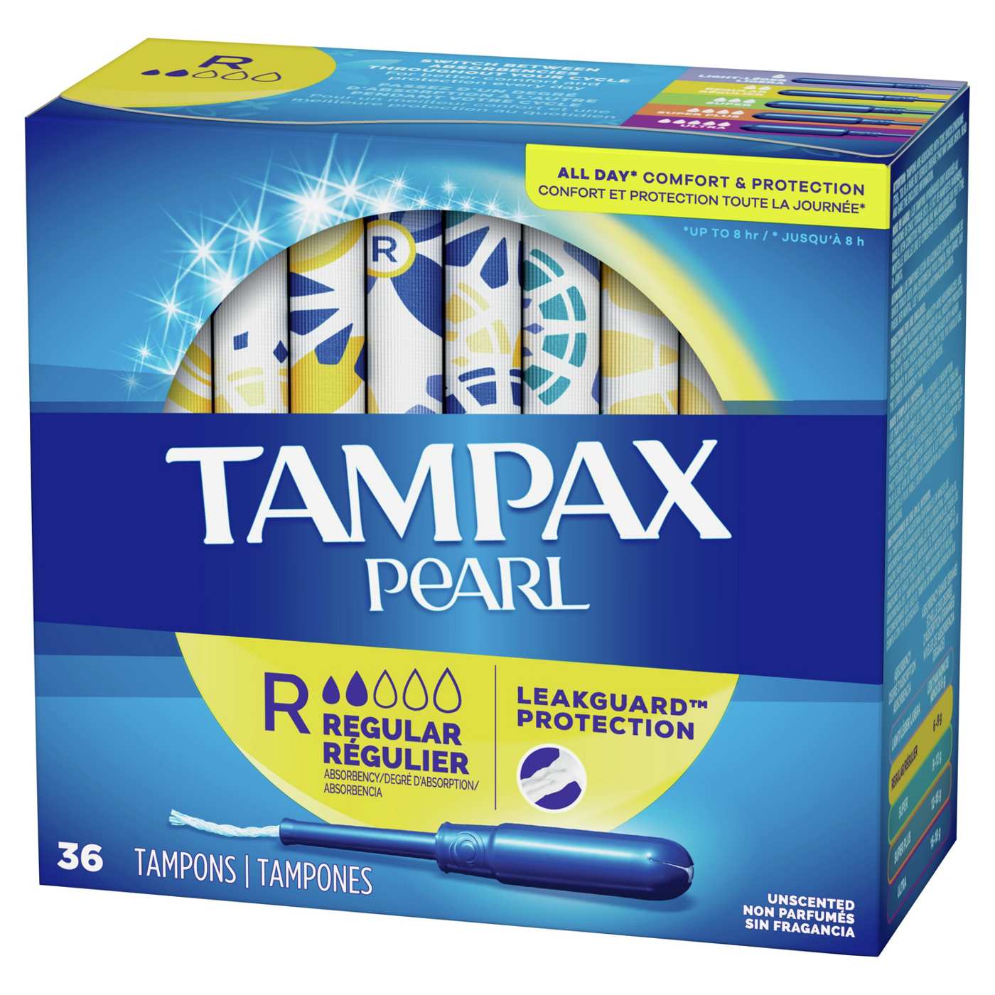 Tampax Pearl Tampons Regular Unscented; image 4 of 9