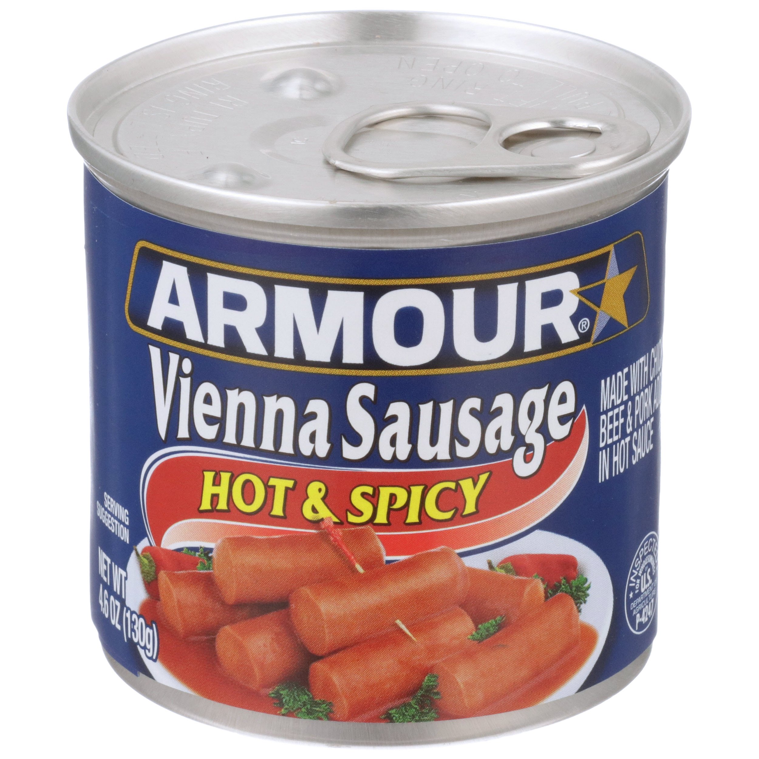 Armour Hot & Spicy Flavored Vienna Sausage Canned Sausage Shop Meat