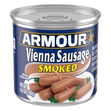 Armour Smoked Vienna Sausage Canned Sausage, 4.6 oz