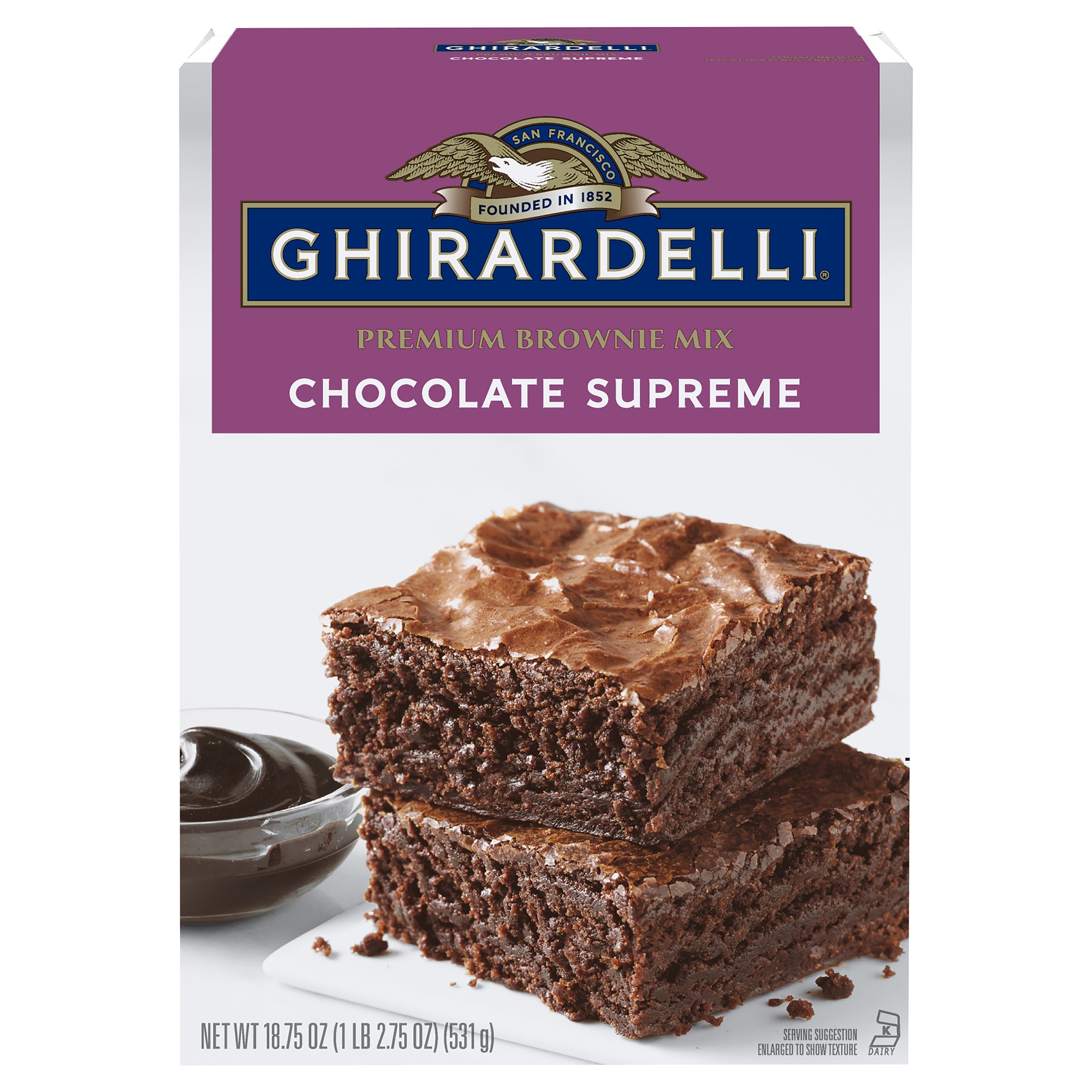 Ghirardelli Chocolate Supreme Brownie Mix Shop Baking Mixes at HEB