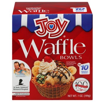 Joy Ice Cream Waffle Bowls, 10 ct
