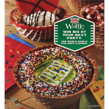 Joy Ice Cream Waffle Bowls, 10 ct