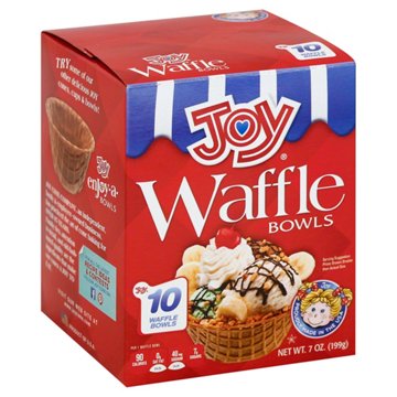Joy Ice Cream Waffle Bowls, 10 ct