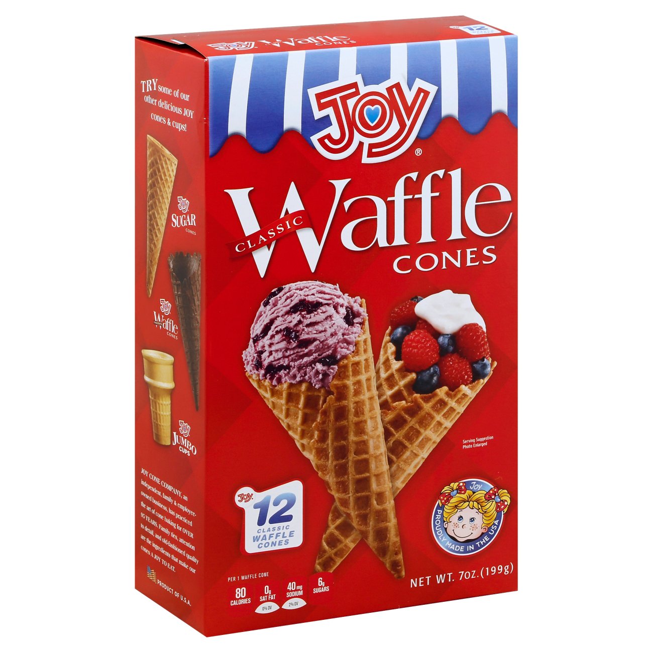 Joy Classic Waffle Cones Shop Waffle Bowls Cones At H E B