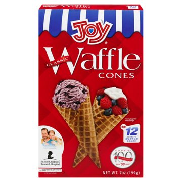 Joy Waffle Cones, 12 ct