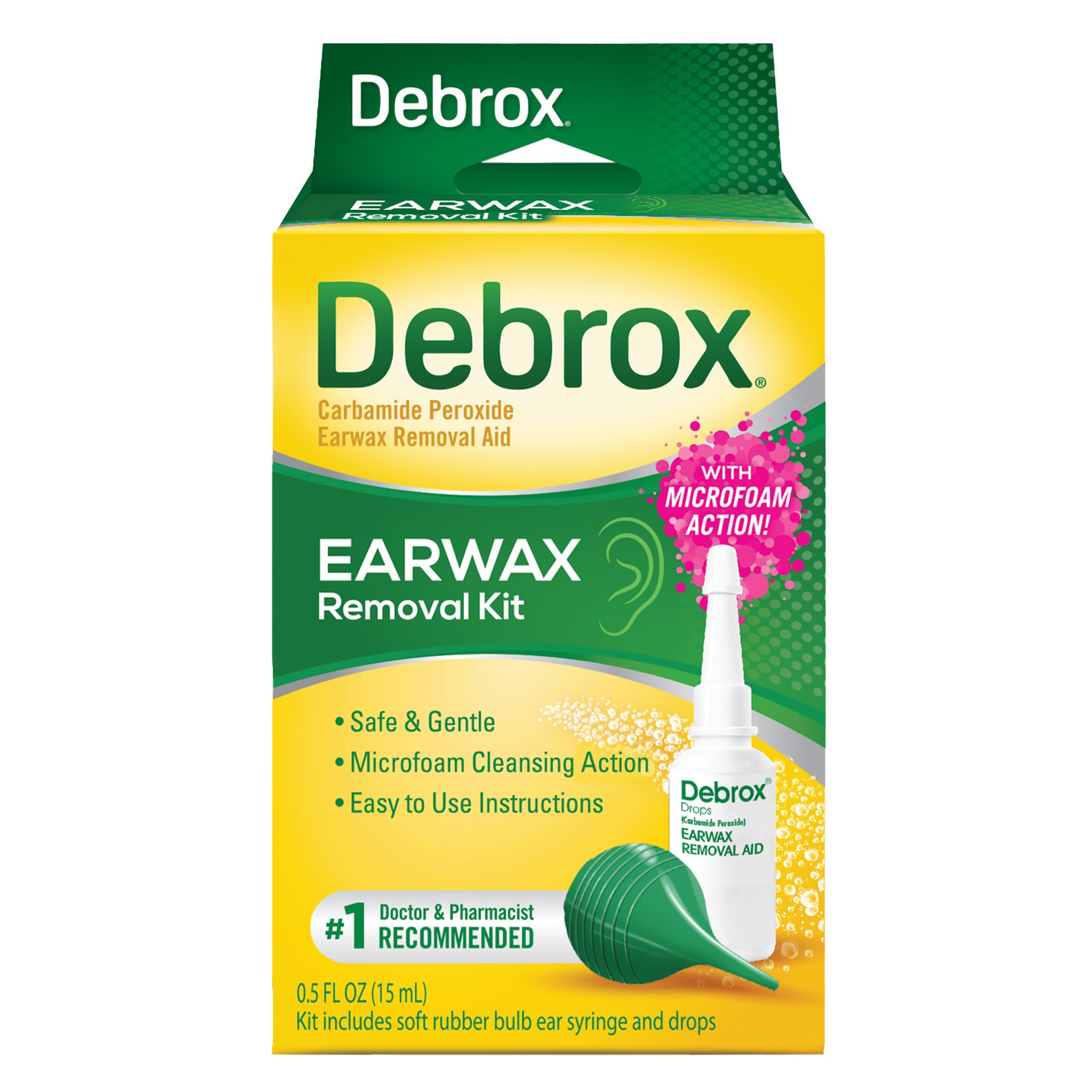 Debrox Earwax Removal Kit Shop Ear Wash & Drops at HEB