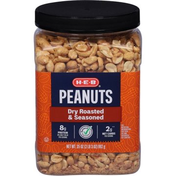 H-E-B Seasoned Dry Roasted Peanuts