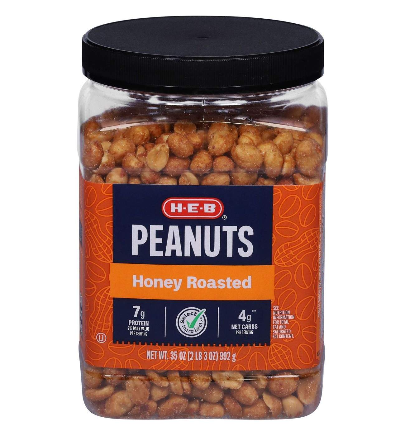 H-E-B Honey Roasted Peanuts; image 5 of 9