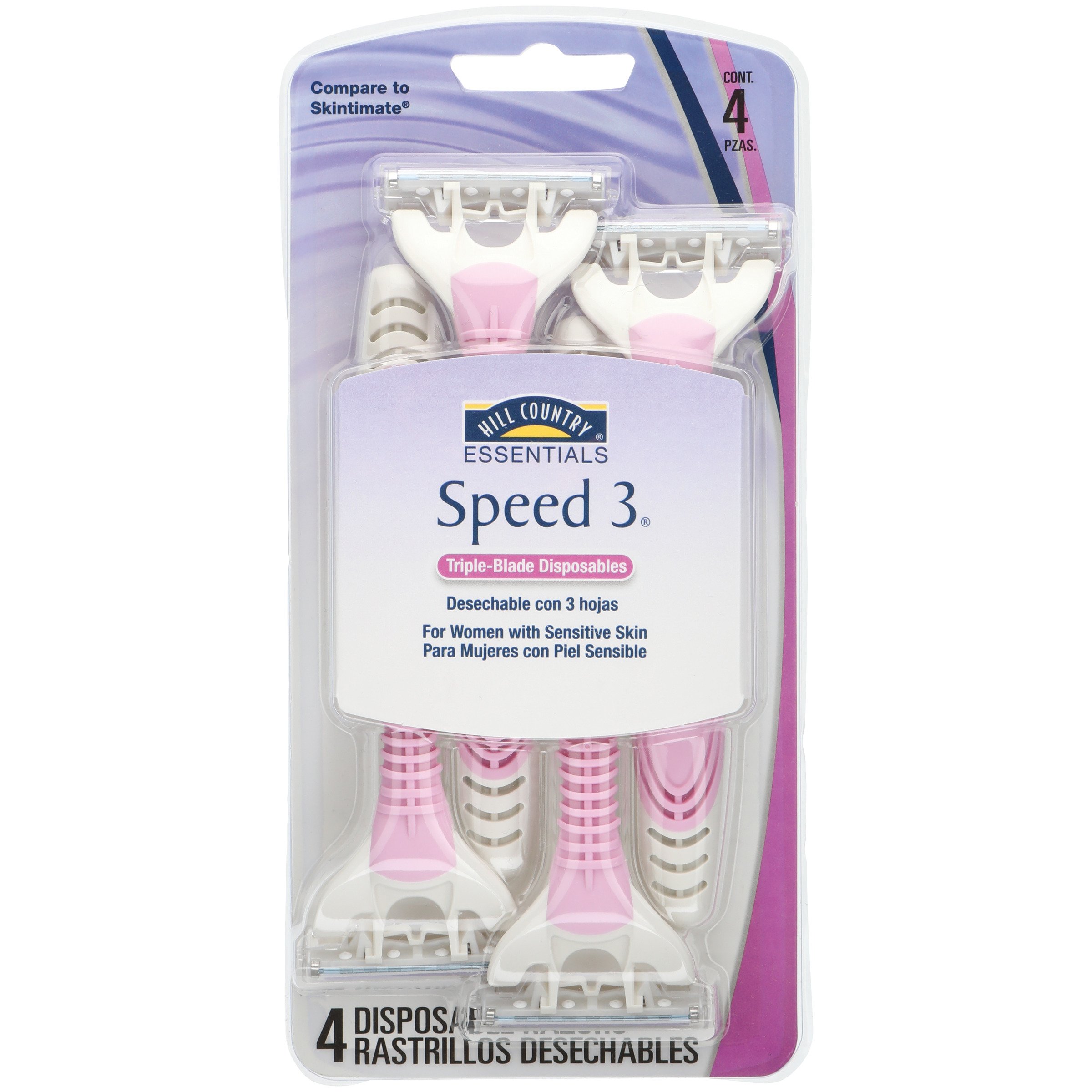 Hill Country Essentials Simply Silky 4 Women's Disposable Razors