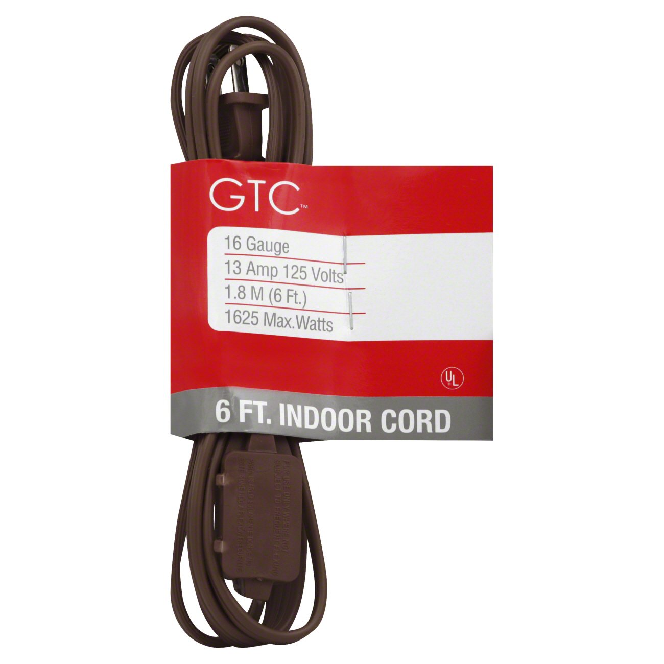 GTC Brown Indoor Extension Cord Shop Extension Cords at