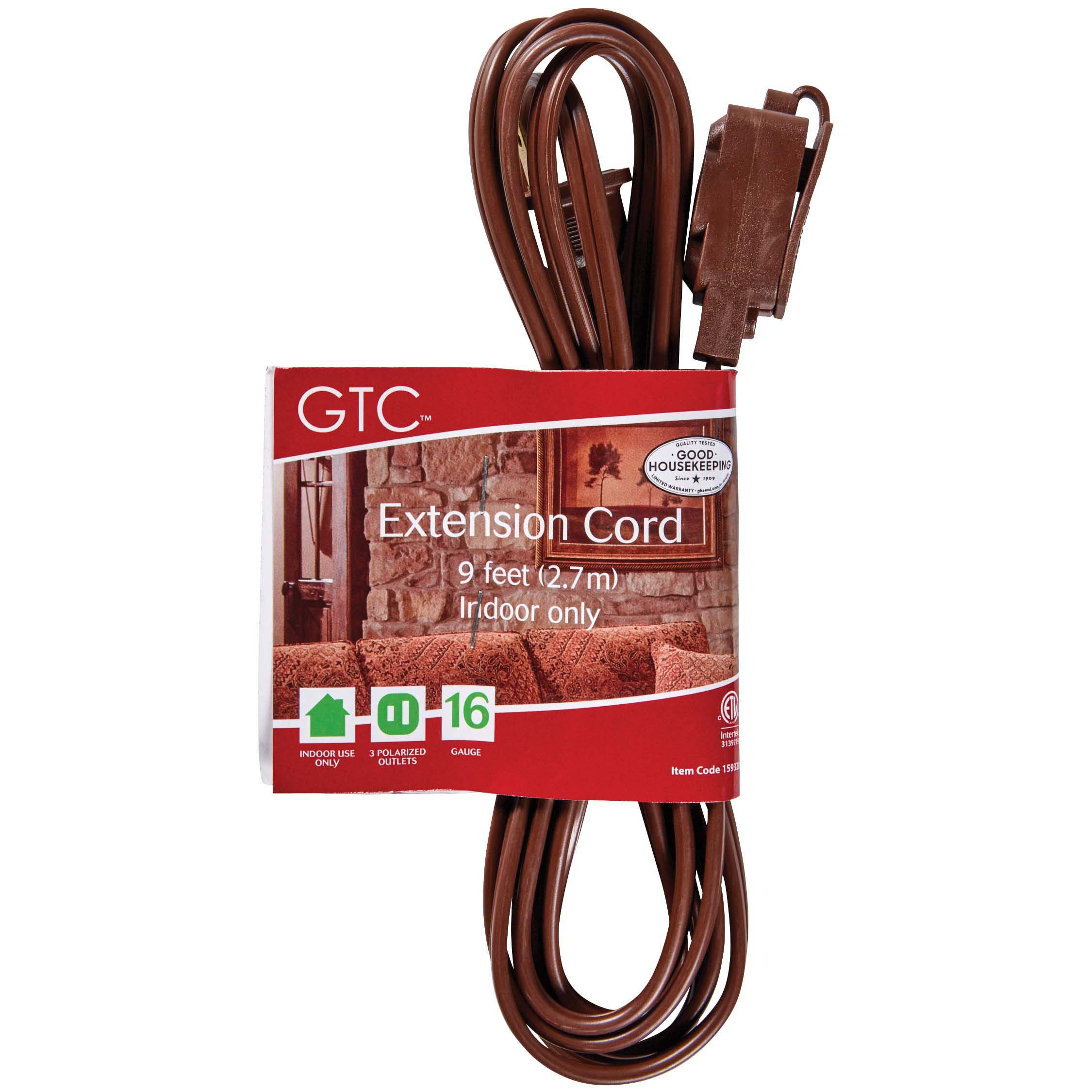 GTC Brown Indoor Extension Cord Shop Extension Cords at