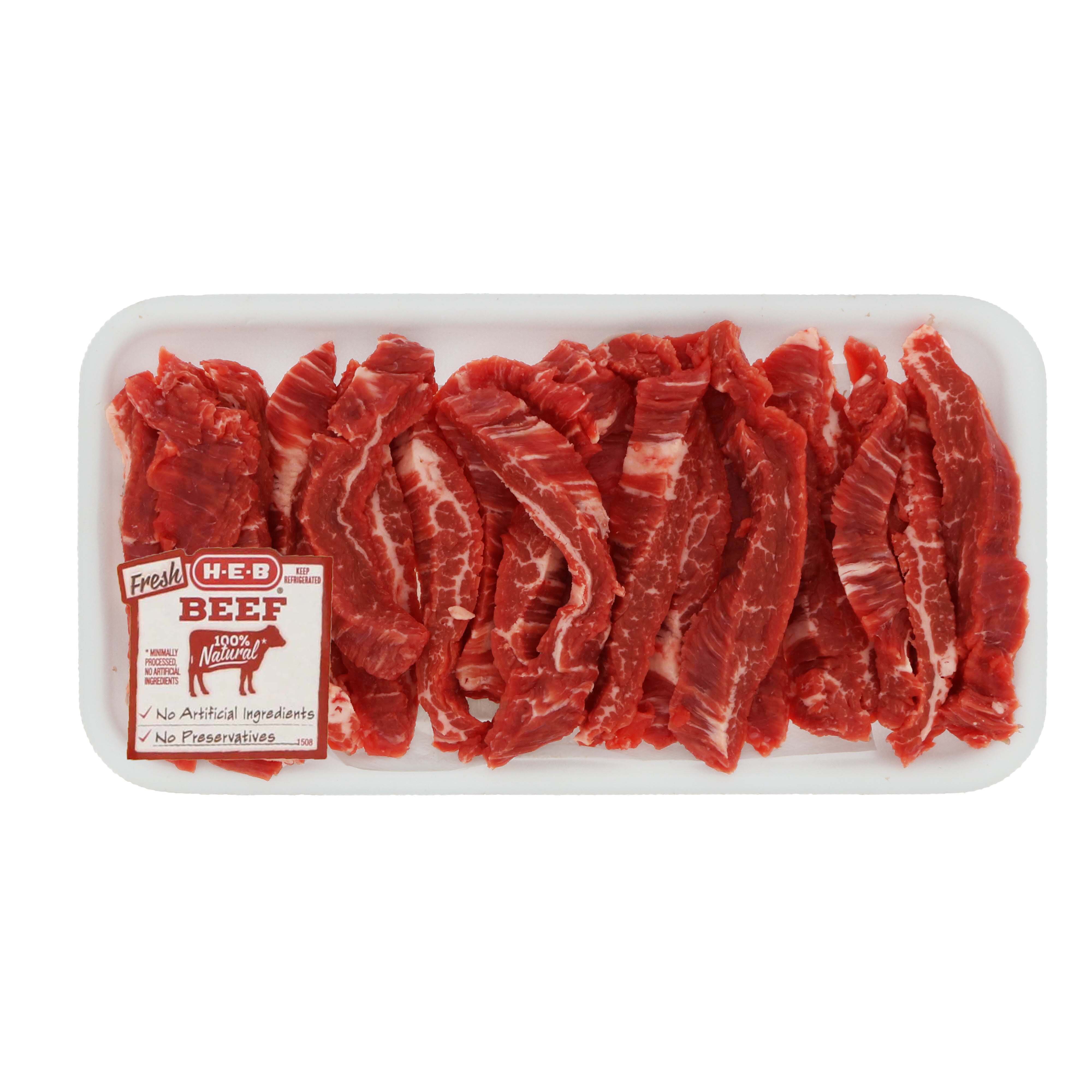 HEB Beef Flank Steak for StirFry, USDA Select Shop Beef at HEB