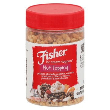 Fisher Mixed Nut Variety Nut Topping, 5 oz