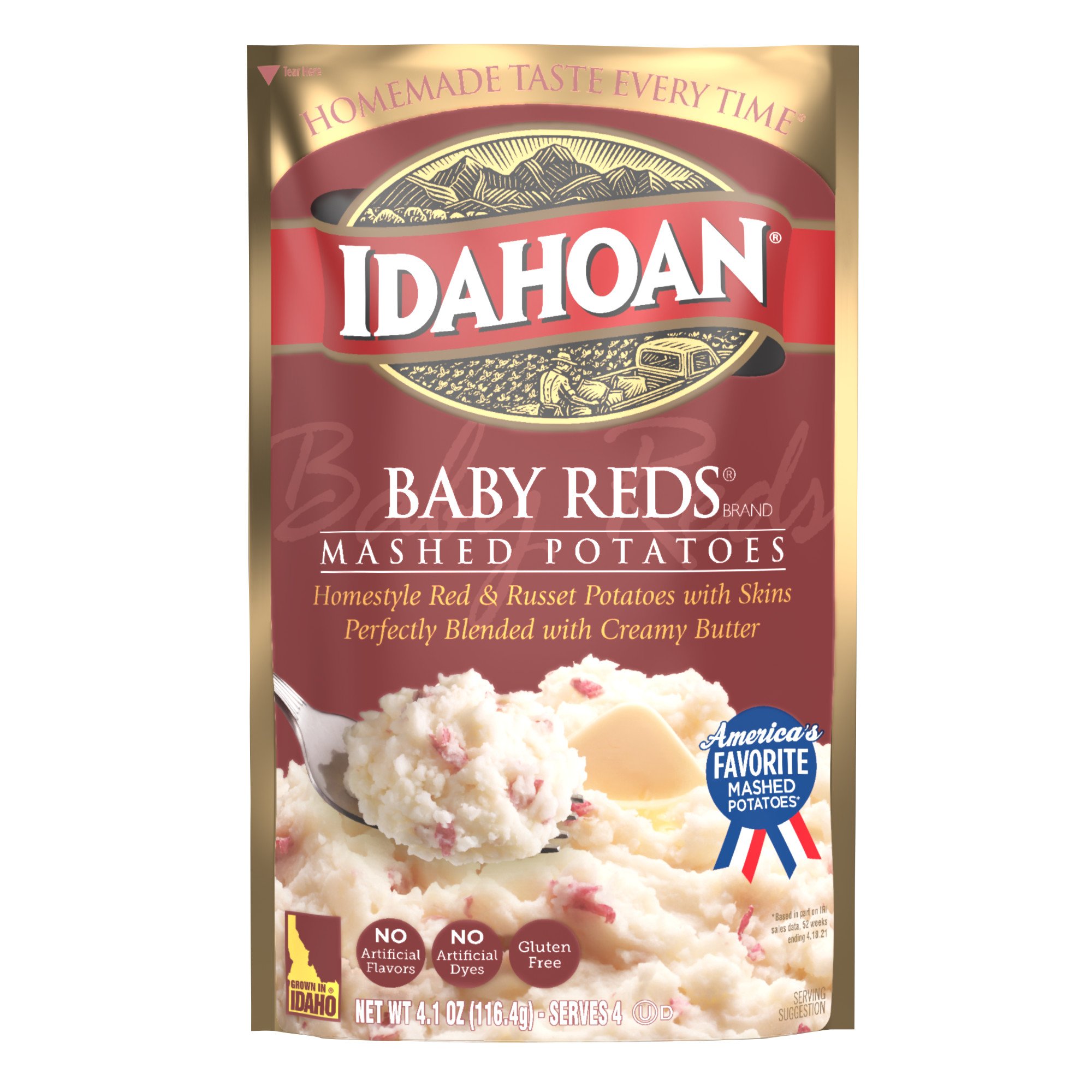 Idahoan Baby Reds Mashed Potatoes Shop Pantry Meals at H E B