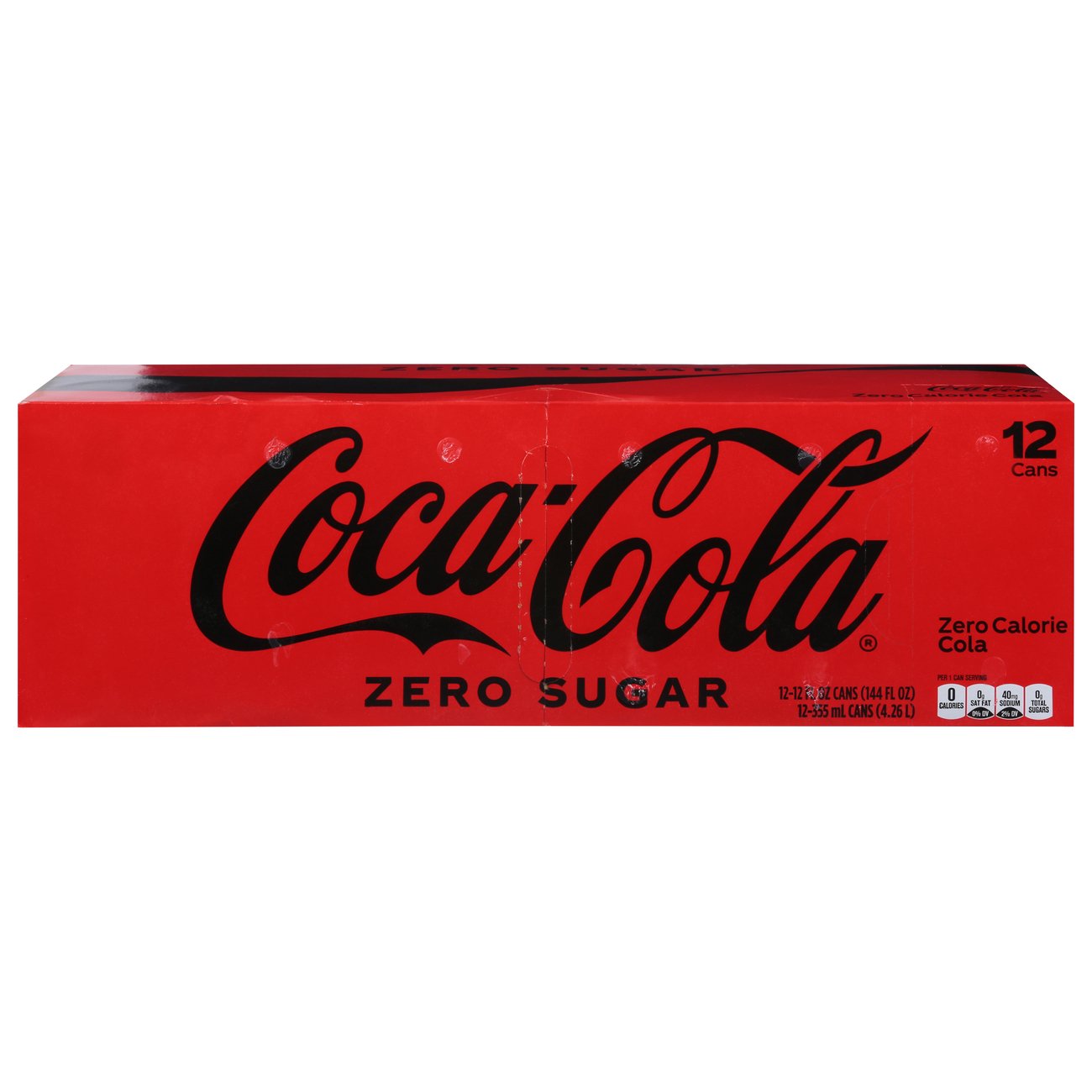 Coca-Cola Zero Calorie Coke 12 oz Cans - Shop Soda at H-E-B