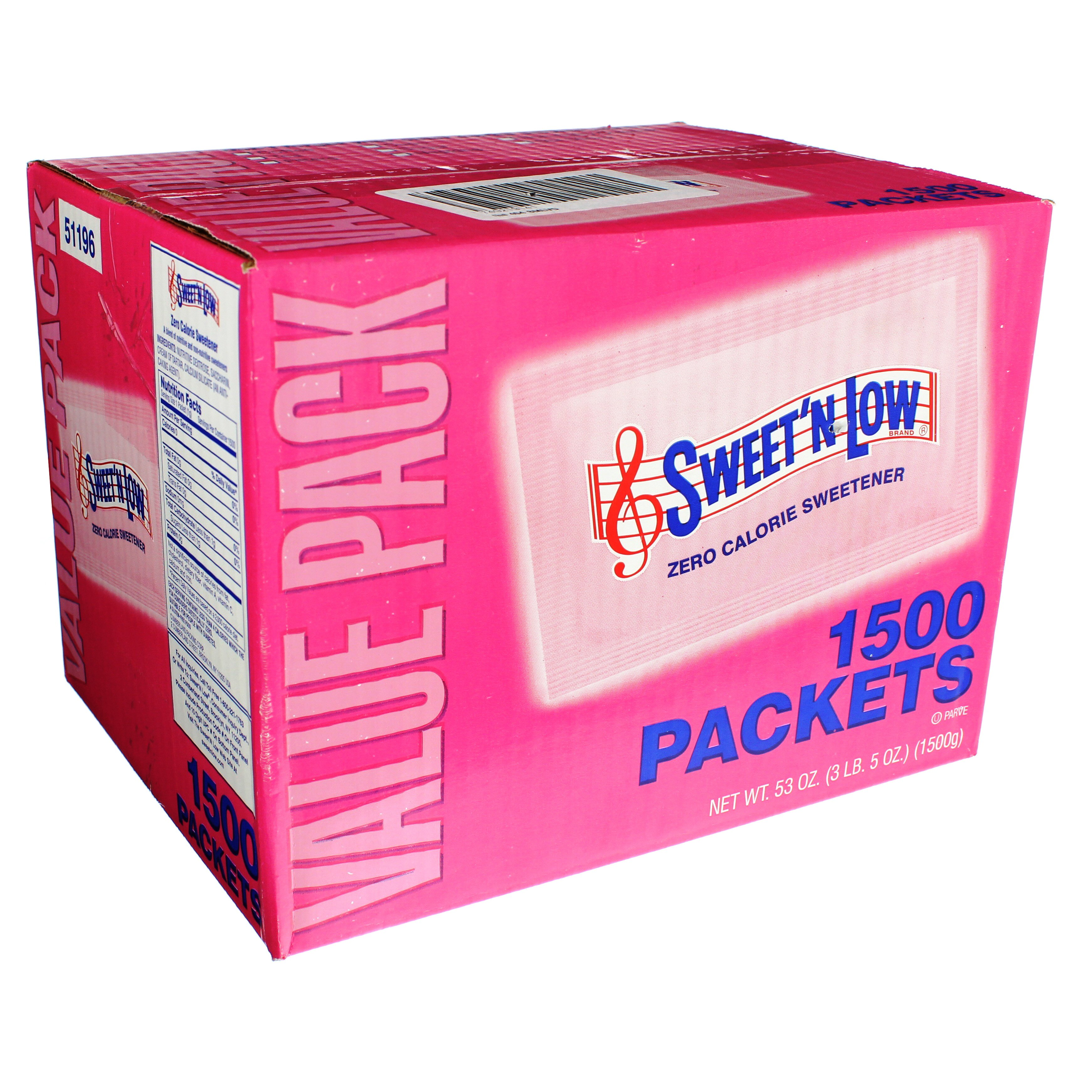 Sweet 'N Low Zero Calorie Sweetener Packets Value Pack Shop Sugar