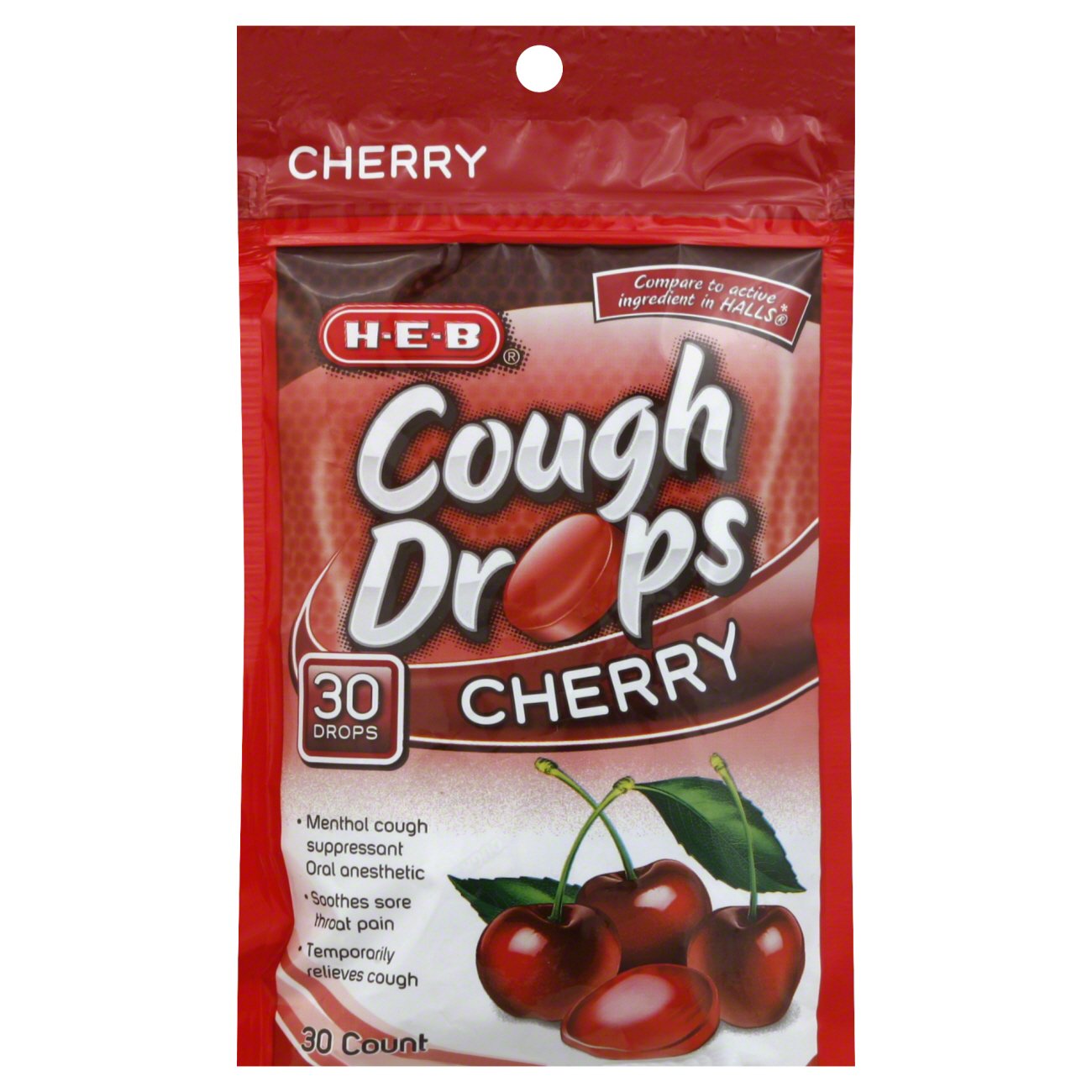 HEB Cherry Cough Drops Shop Cough, Cold & Flu at HEB