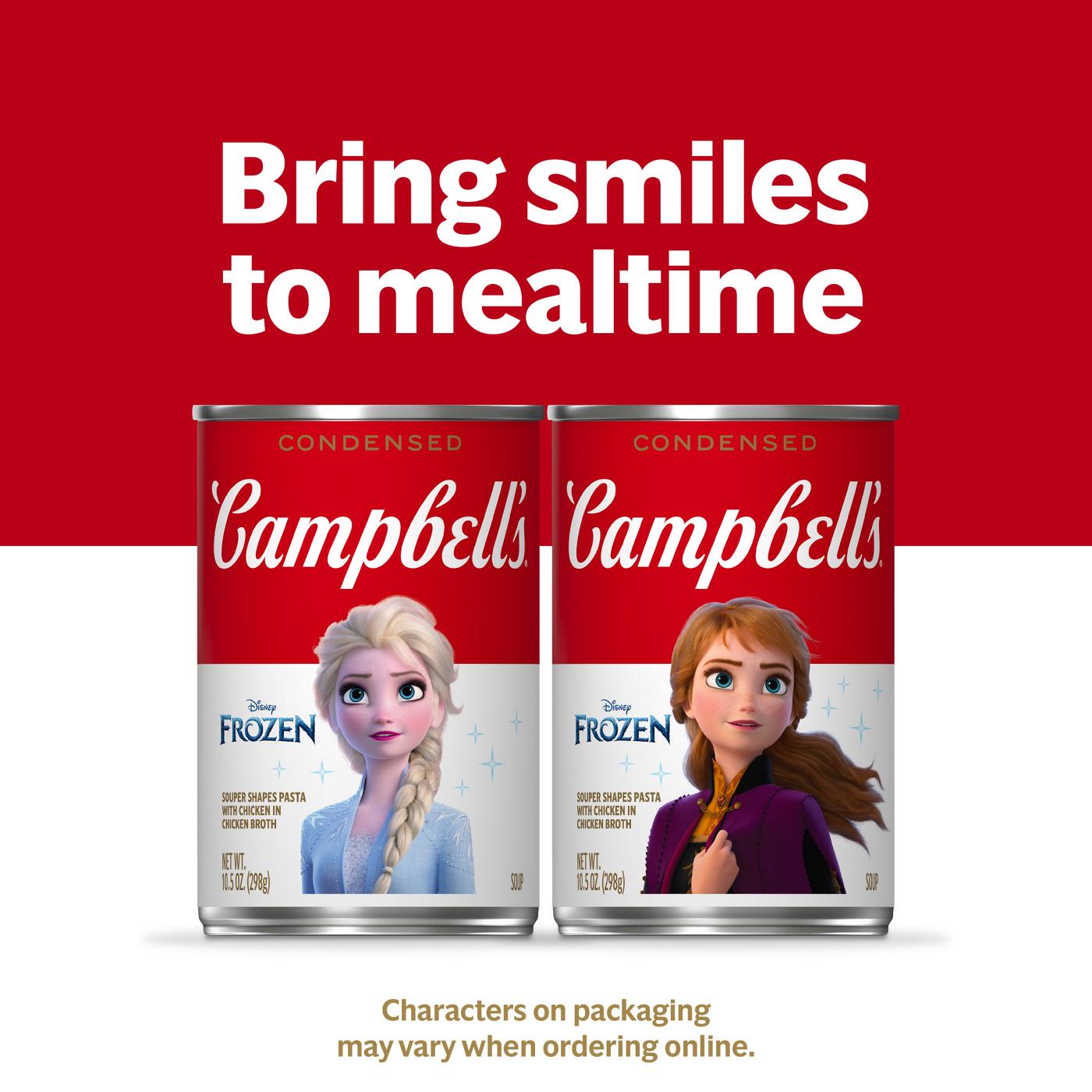 Campbell's Condensed Disney Frozen Souper Shapes Pasta With Chicken in Chicken Broth; image 2 of 6