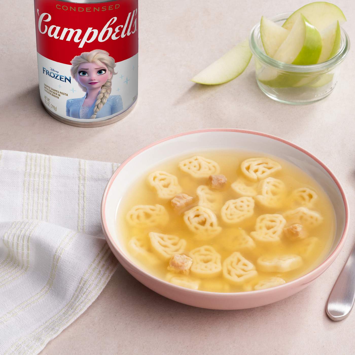 Campbell's Condensed Disney Frozen Souper Shapes Pasta With Chicken in Chicken Broth; image 6 of 9