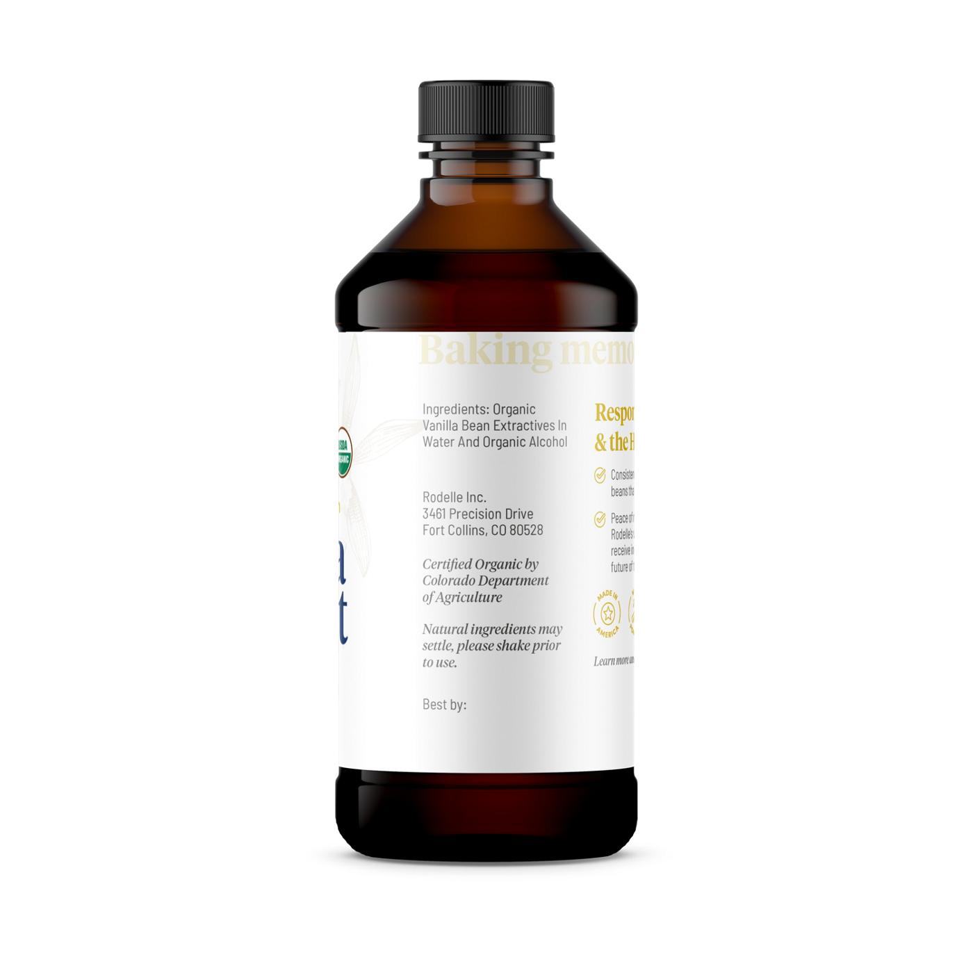 Rodelle Organic Pure Vanilla Extract; image 3 of 4