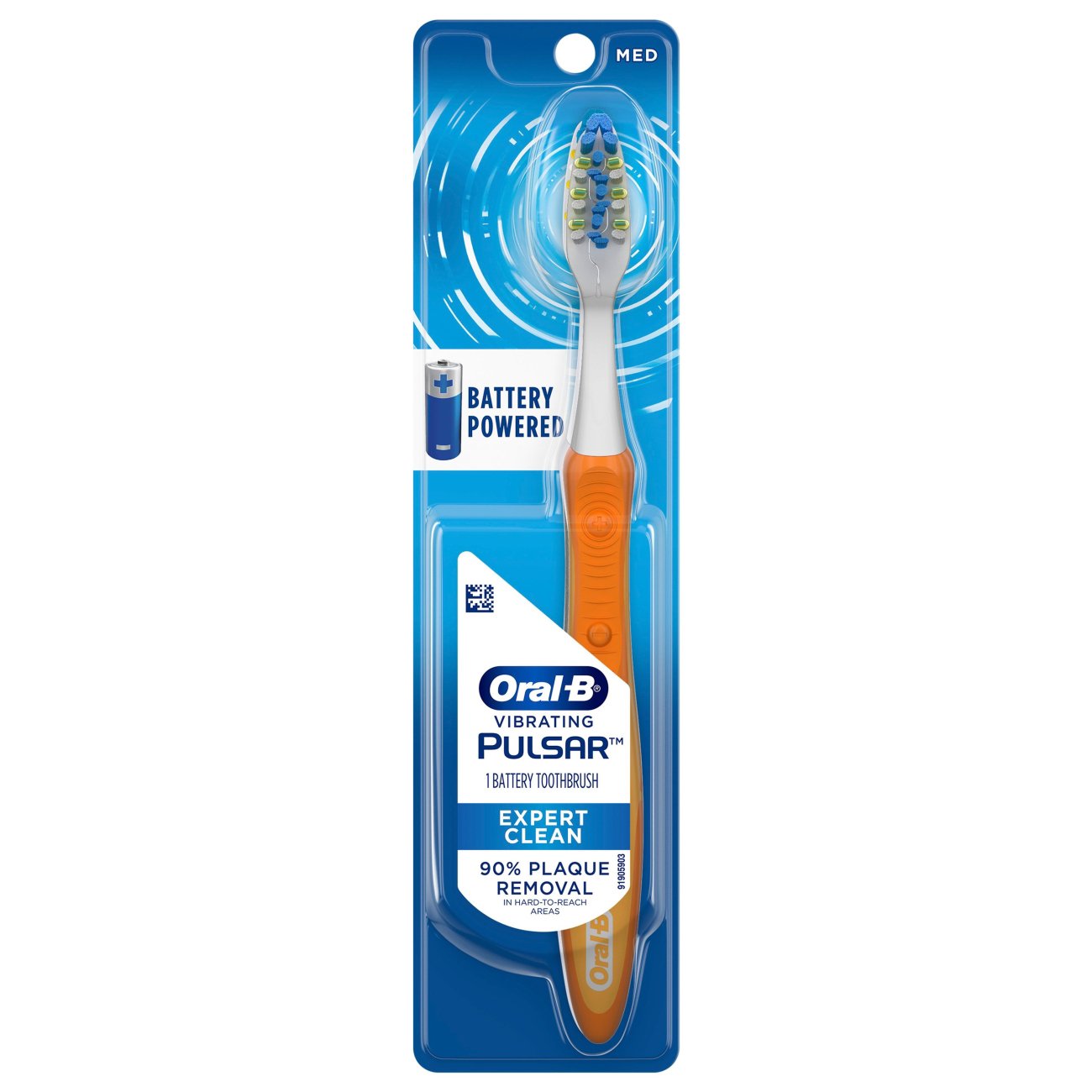 OralB Pulsar Expert Clean Battery Toothbrush Medium Shop