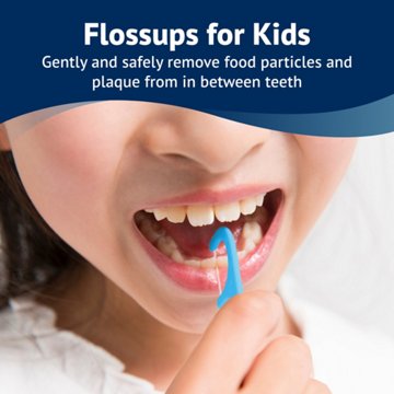 H-E-Buddy Kid’s Flossups Flossers - Bubblegum, 30 ct