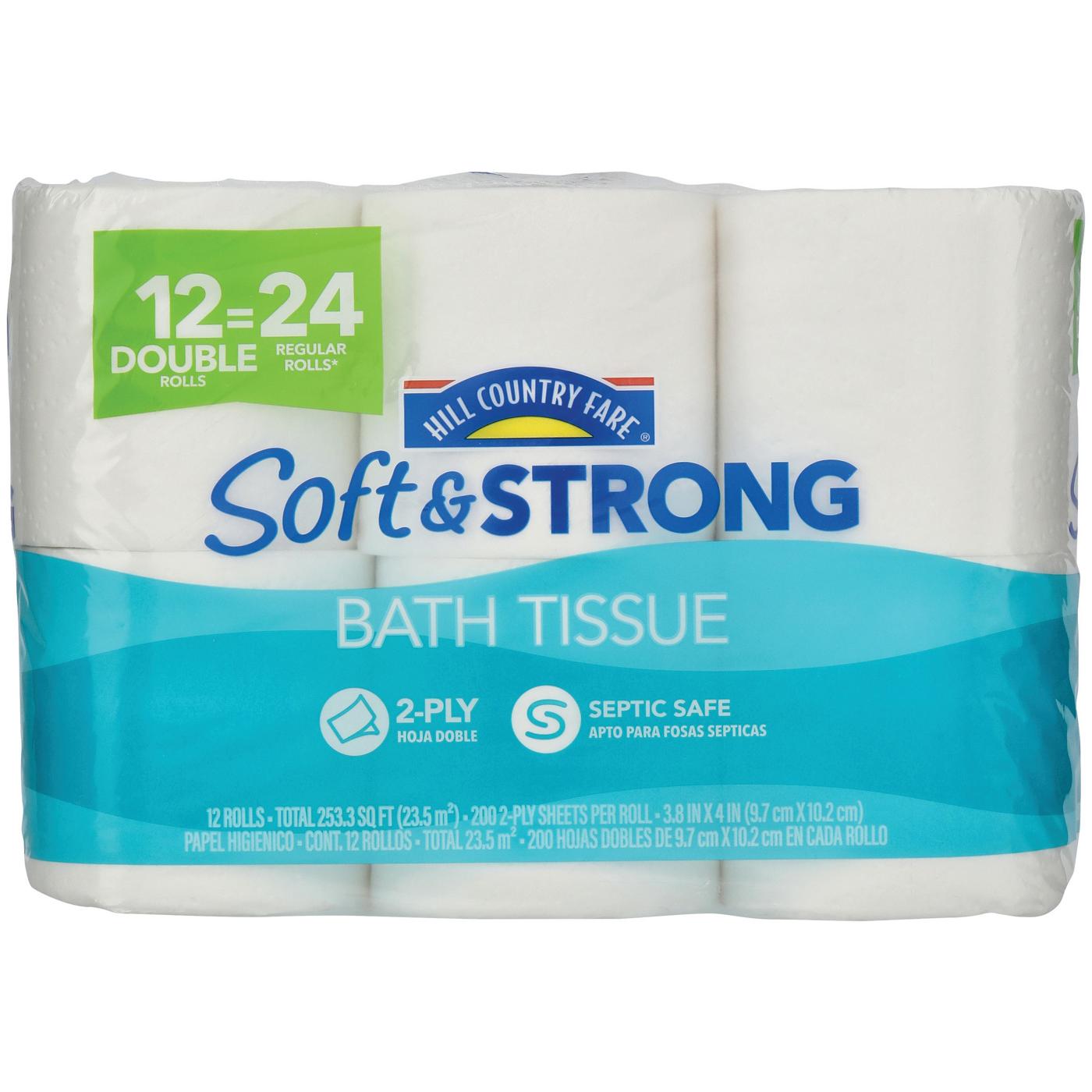 Hill Country Fare Soft & Strong Toilet Paper; image 1 of 2