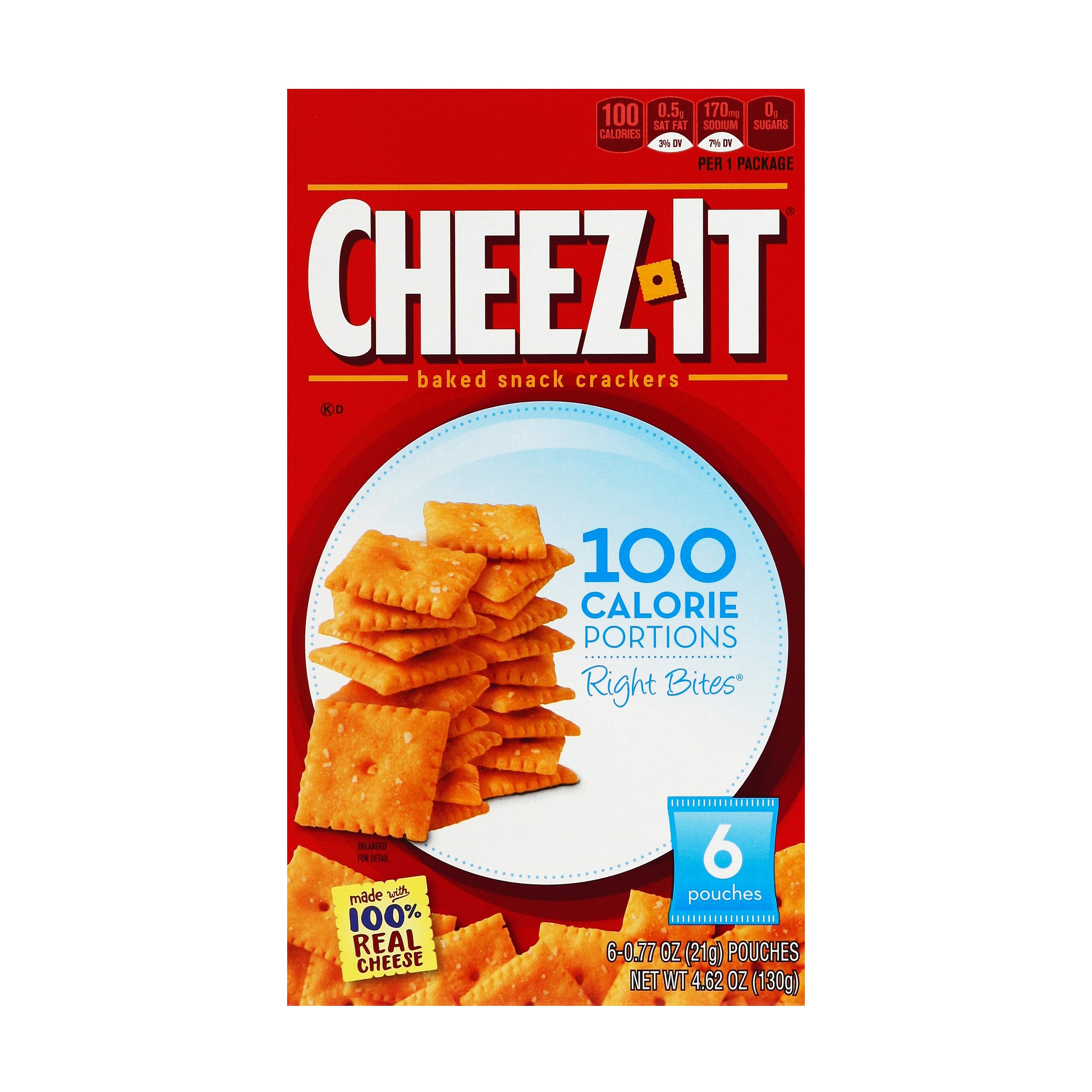 CheezIt 100 Calorie Right Bites Baked Snack Cheese Crackers Shop