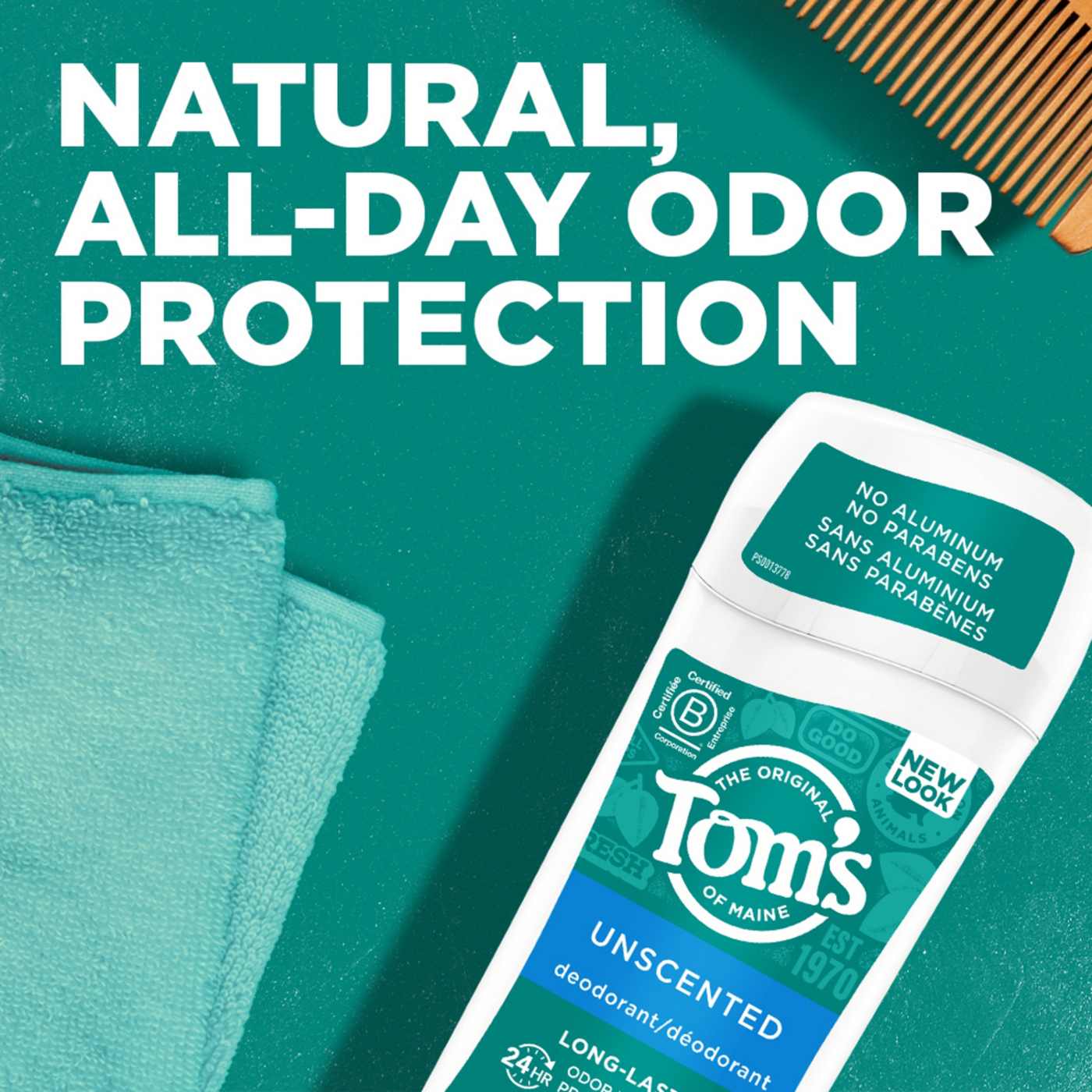 Tom's of Maine Long Lasting Unscented Deodorant; image 6 of 9