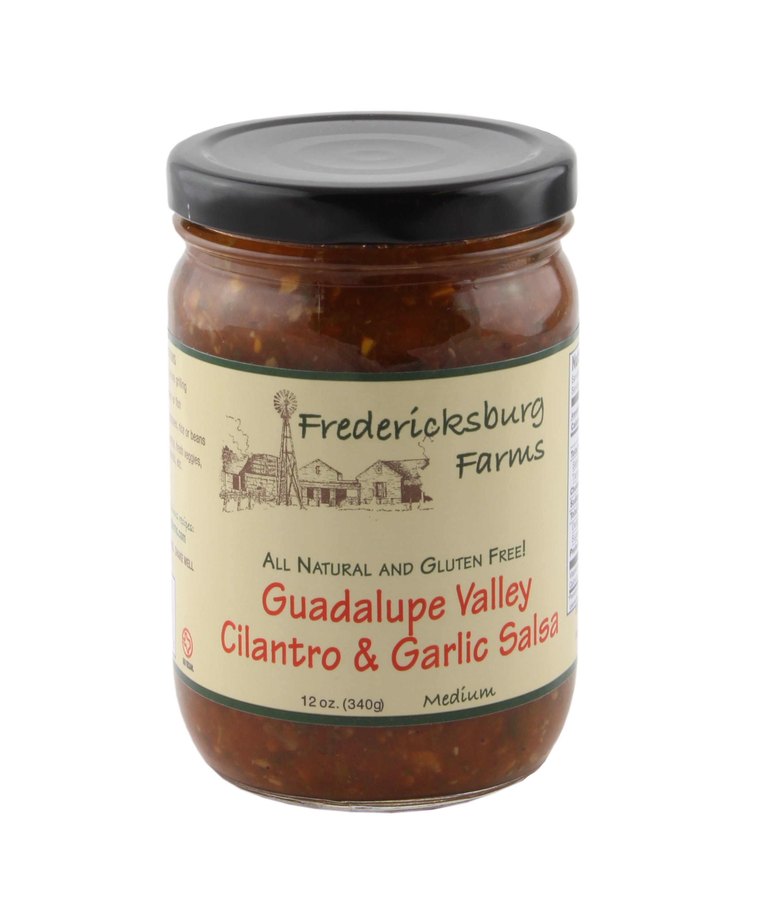 Fredericksburg Farms Guadalupe Valley Cilantro & Garlic Salsa Shop Salsa & Dip at HEB
