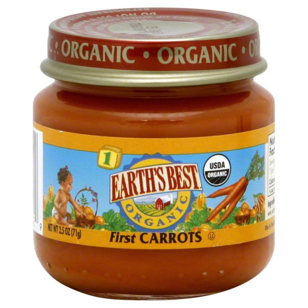 Earth's Best Organic Stage 1 Food - First Carrots - Shop Baby food at H-E-B