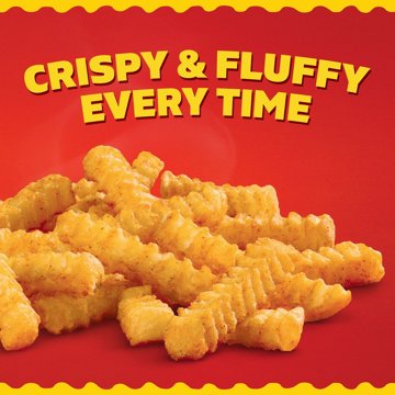 Ore-Ida Extra Crispy Seasoned Crinkles French Fries, 26 oz