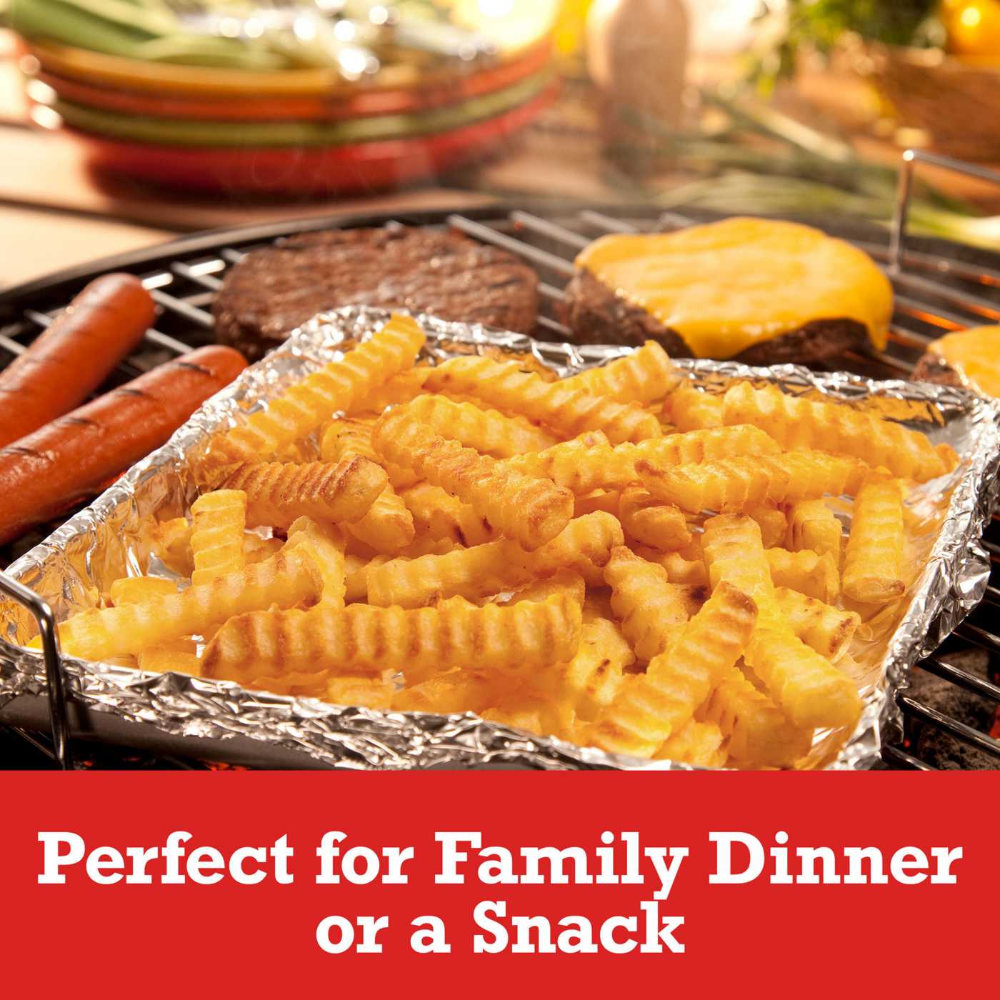 Ore-Ida Extra Crispy Seasoned Crinkles Fries; image 3 of 5