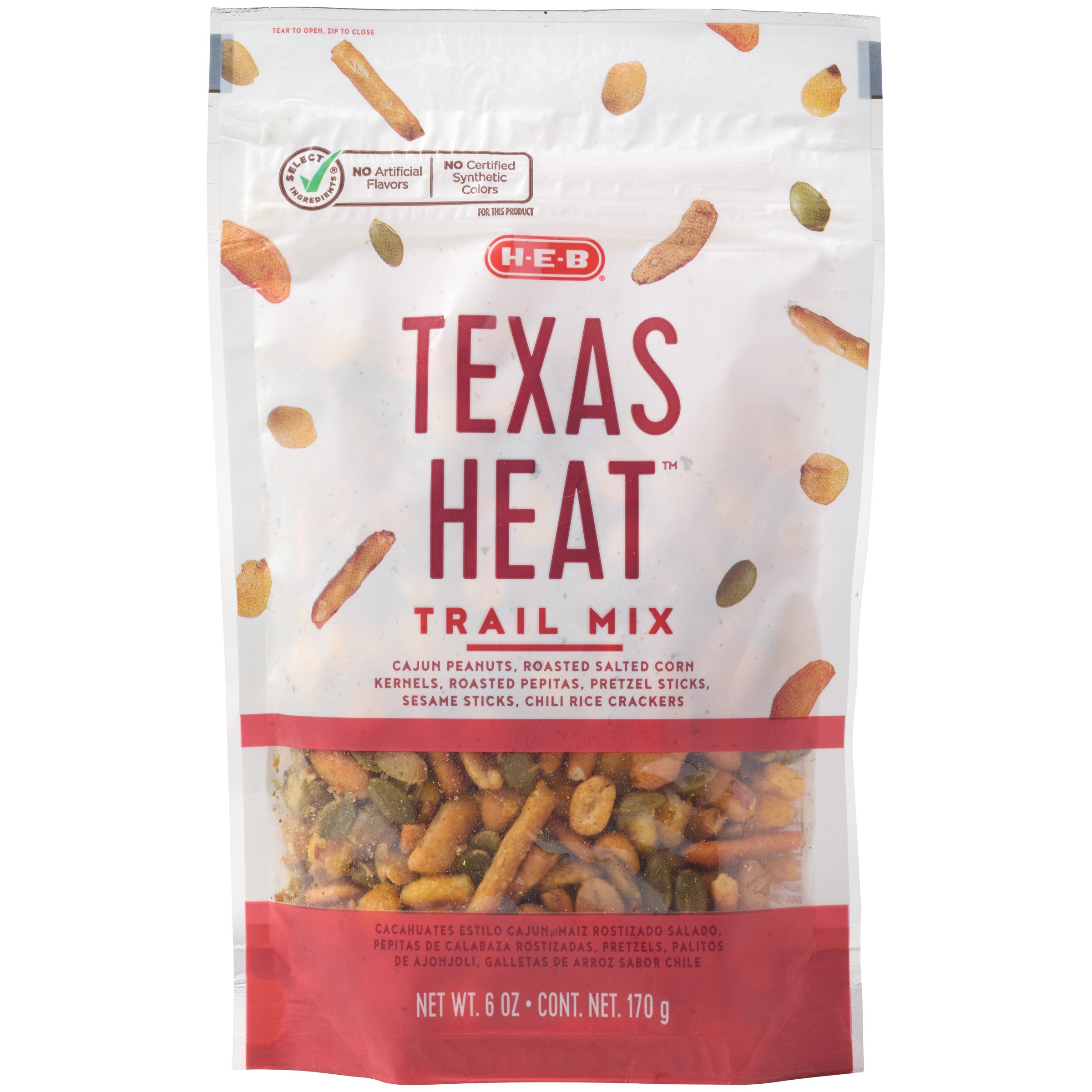 H E B Select Ingredients Texas Heat Mix Shop Trail Mix At H E B