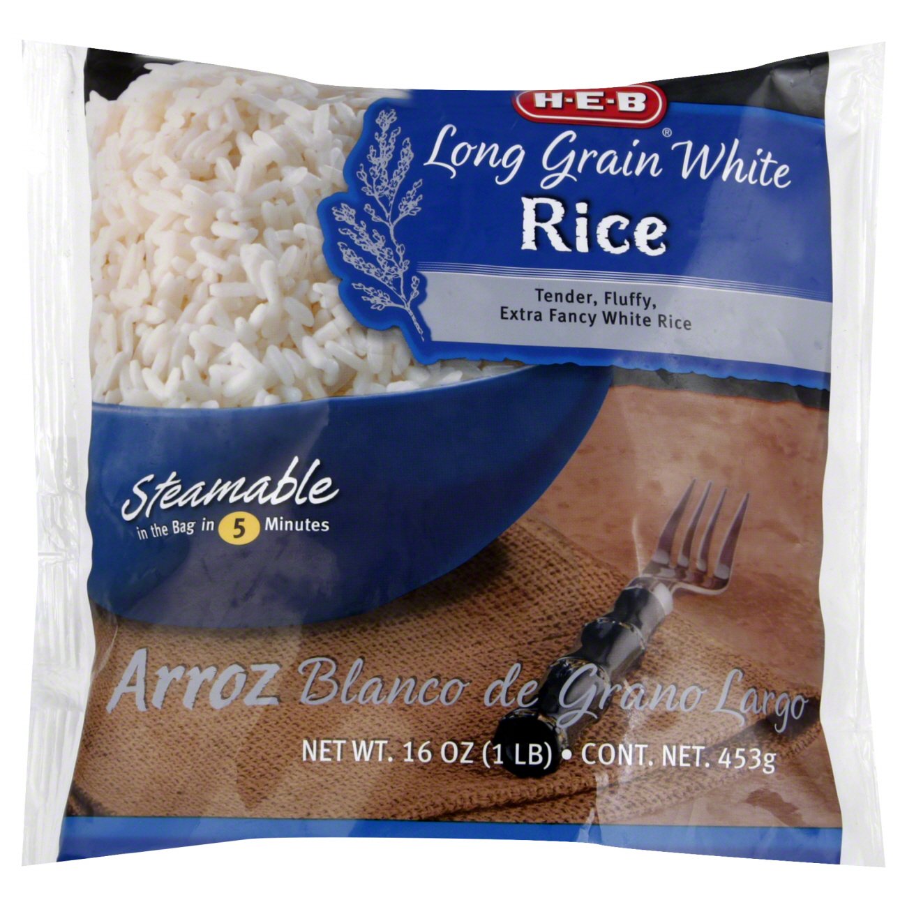 H-E-B Frozen Steamable Long Grain White Rice - Shop Entrees & Sides at H-E-B