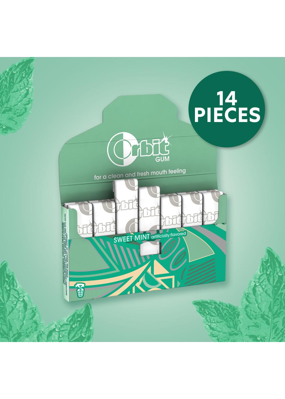 Orbit Sweet Mint Sugar Free Chewing Gum; image 3 of 6