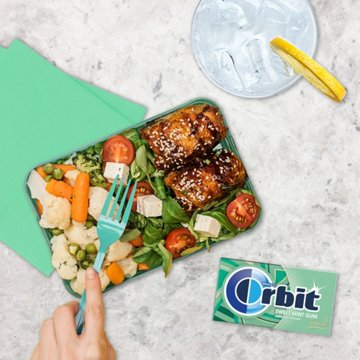 Orbit Sweet Mint Sugar Free Chewing Gum, 14 pc