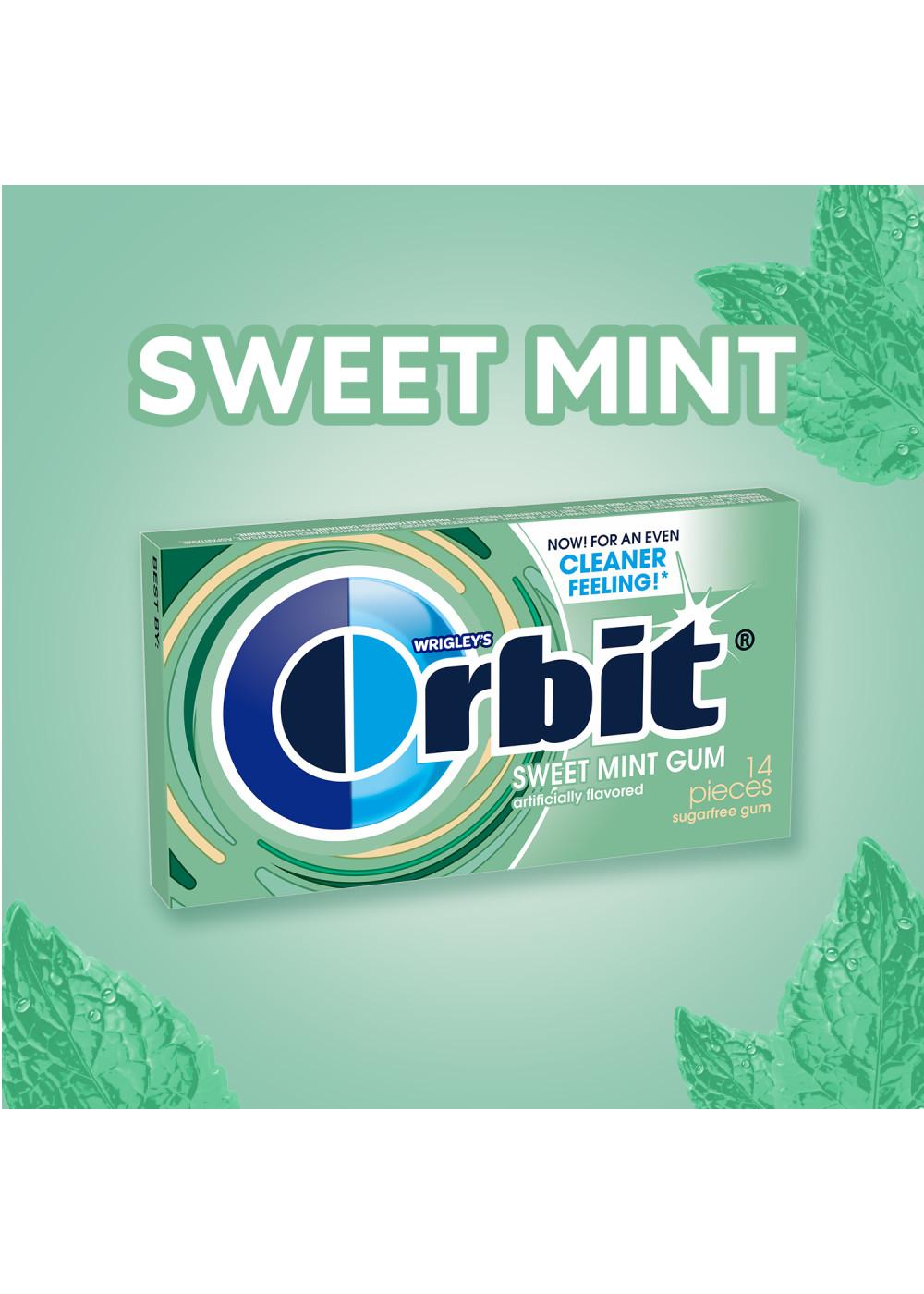Orbit Sugarfree Chewing Gum - Sweet Mint, 3 Pk; image 5 of 5