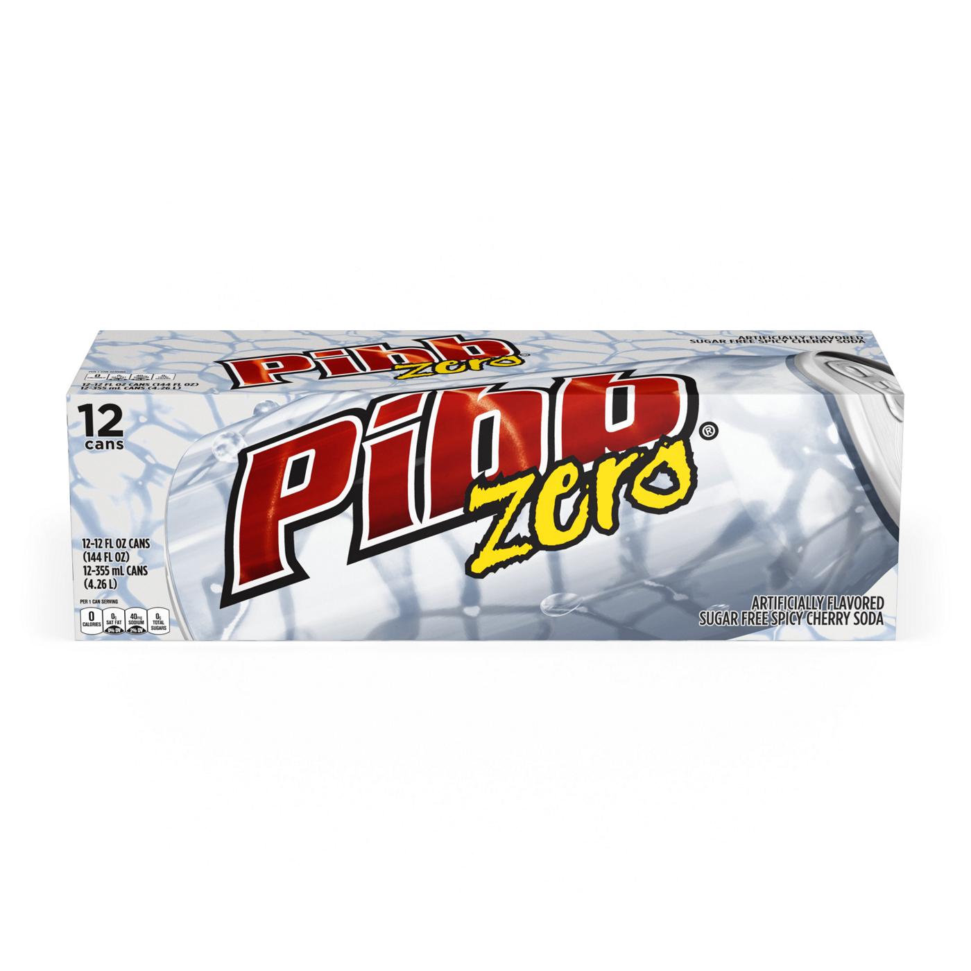 Pibb Zero Sugar Free Soda 12 oz Cans; image 1 of 3
