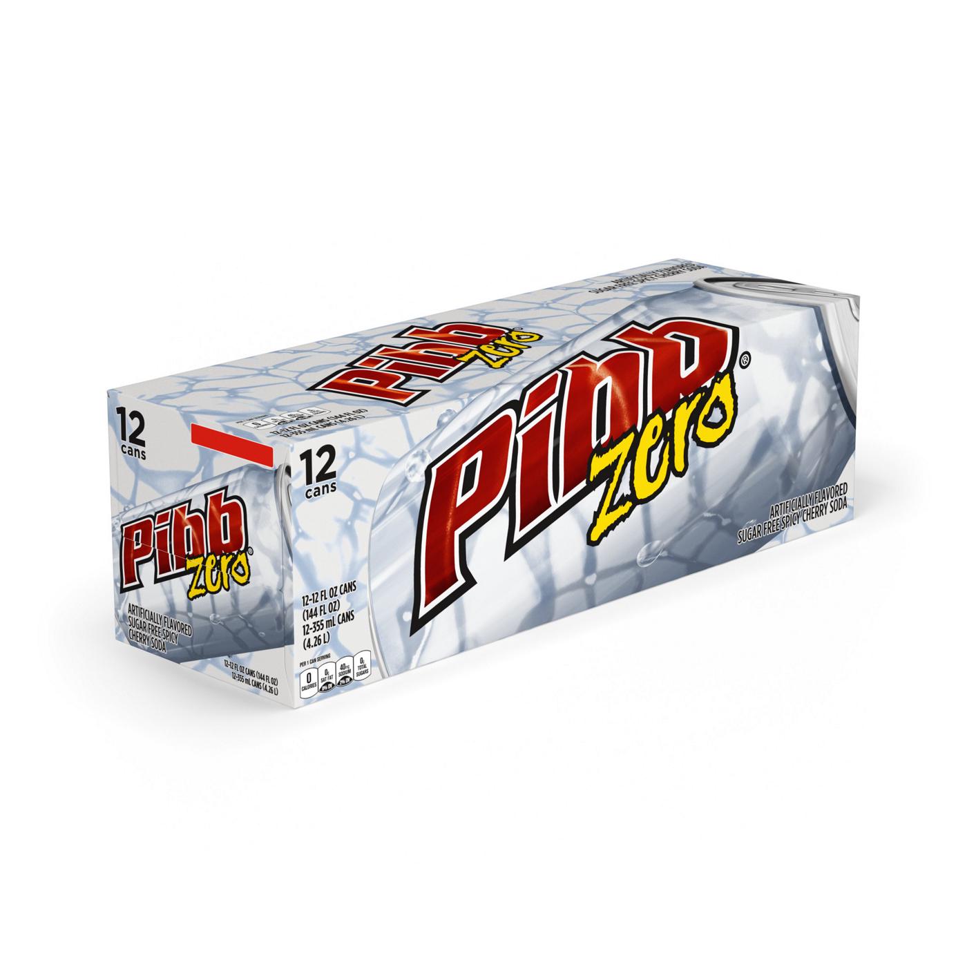 Pibb Zero Sugar Free Soda 12 oz Cans; image 2 of 3