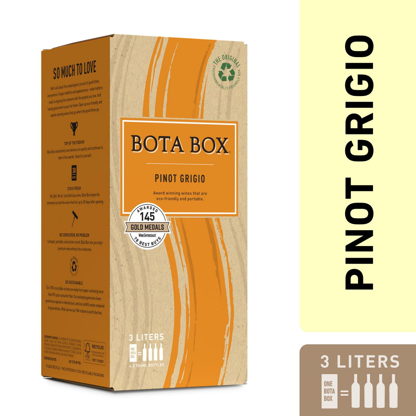 Bota Box Pinot Grigio White Wine; image 3 of 5